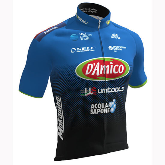 2019 Maillot Damico Area Tirantes Mangas Cortas Negro Azul